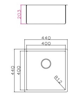 Кухонная мойка Grandex Aqua Proline 44 3034131 золото