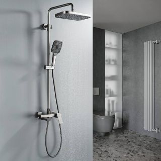 Душевая стойка Rose R1836T пепельный