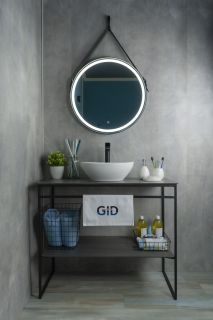 Раковина Gid N900 51164 накладная белый матовый 41x34x15