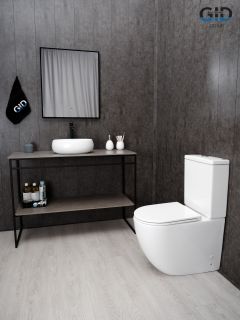 Раковина Gid N9030ds 51235 накладная белая 40x30x13.5