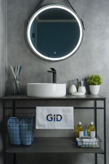 Раковина Gid N9424 51179 накладная белая 40x40x12