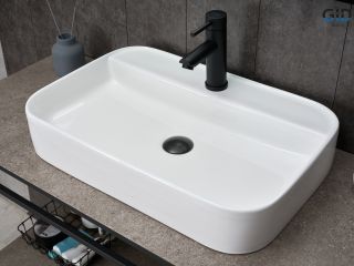 Раковина Gid N9660 51232 накладная белая 60x40x11