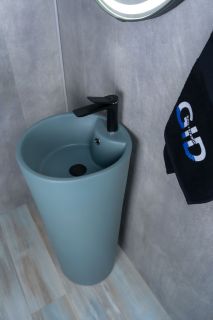 Раковина Gid Nb131gm (зеленая хаки) 81116 накладная зеленая хаки 40x40x84