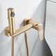 Гигиенический душ со смесителем Shevanik S9905G-1 золотой сатин