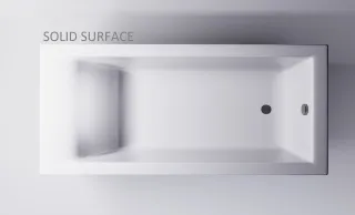 Ванна из искусственного камня Astra-Form Нейт 01010055 170x70 см белый матовый