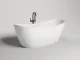 Ванна из искусственного камня Salini Noemi S-Sense 101811G 185x81см белый глянцевый