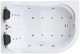 Гидромассажная ванна Royal Bath Norway De Luxe 180x120см левая белый RB331100DL-L