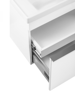 Подвесная тумба под раковину Veedi Novel NVL900T-DR 90см белый