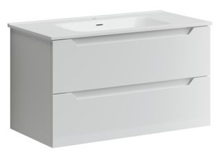 Подвесная тумба под раковину Sancos Norma 2.0 NR2.090W 90см белый глянец