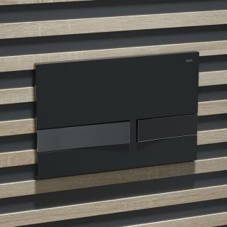 Клавиша смыва IDDIS Unifix 006 UNI06BCi77 чёрный матовый