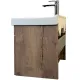 Тумба с раковиной Comforty Никосия 00-00008853 60 см Дуб темный