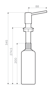 дозатор Omoikiri OM-02-WH