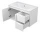 Подвесная тумба под раковину Misty Оптима 90см белый