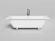 Ванна из искусственного камня Salini Orlanda Axis S-Sense 103211M 190x80см белый матовый