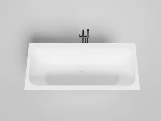 Ванна из искусственного камня Salini Orlanda Axis Kit S-Stone 103322MRH 180x80см RAL снаружи