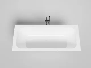 Ванна из искусственного камня Salini Orlanda Axis Kit S-Sense 103311GRF 190x80см RAL полностью