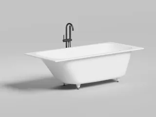 Ванна из искусственного камня Salini Orlanda Kit S-Sense 102112MRF 180x80см RAL полностью