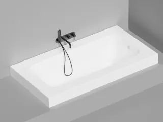 Ванна из искусственного камня Salini Orlanda Plus S-Sense 102014MRH 190x100см RAL снаружи