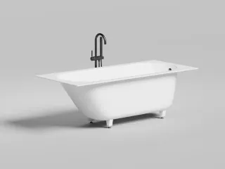 Ванна из искусственного камня Salini Ornella S-Sense 102311GRH 170x75см RAL снаружи