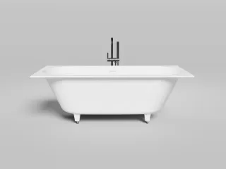 Ванна из искусственного камня Salini Ornella Axis Kit S-Sense 103513MRH 170x75см RAL снаружи