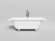 Ванна из искусственного камня Salini Ornella Axis S-Sense 103411G 180x80см белый глянцевый