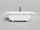 Ванна из искусственного камня Salini Ornella Axis S-Sense 103412M 190x90см белый матовый