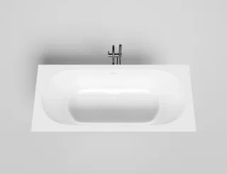 Ванна из искусственного камня Salini Ornella Axis Kit S-Stone 103521MRF 180x80см RAL полностью