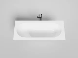 Ванна из искусственного камня Salini Ornella Kit S-Stone 102423MRH 170x70см RAL снаружи