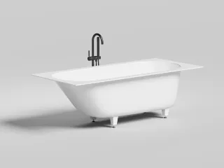 Ванна из искусственного камня Salini Ornella Kit S-Stone 102422MRF 180x80см RAL полностью