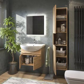 Тумба под раковину подвесная Vigo Wing tp.WIN.BAL.60.2D 60 см дуб золотой