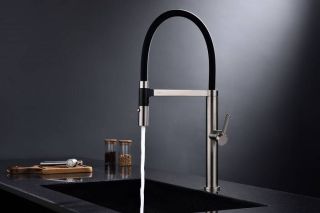 Смеситель для кухни Paulmark Leader Le214101-NI никель