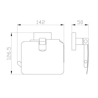 Держатель для туалетной бумаги Wonzon & Woghand Polo WW-8926-BN брашированный никель