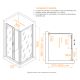 Душевой уголок RGW PA-045 350804509-21 100x90 см хром