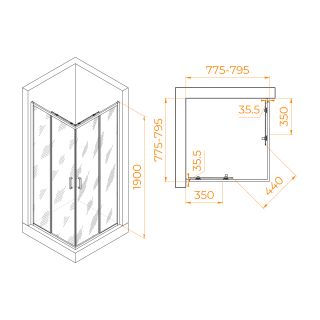 Душевой уголок RGW PA-31B 02083188-14 800x800