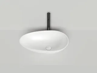 Накладная раковина Salini Paola S-Sense 1101101G 58см белый глянцевый