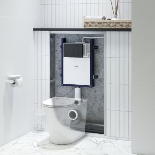 Бачок скрытого монтажа IDDIS Optima Home OPH0MBCi32K с клавишей смыва чёрный