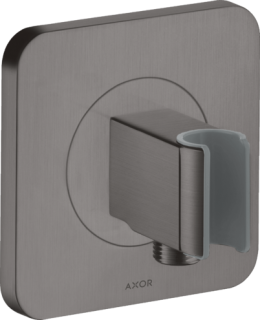 Держатель ручного душа Hansgrohe 36724340 шлифованный черный хром