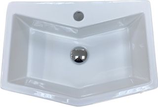 Раковина напольная Laguraty 884 B 35x85см белый