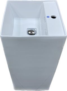 Раковина напольная Laguraty 883 B 41x85см белый