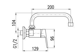 Смеситель для кухни Rav Slezak Colorado CO102.5/27 хром