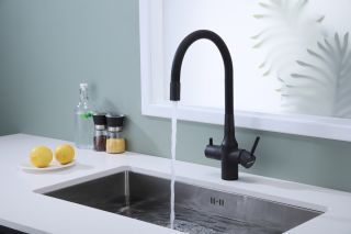 Смеситель для кухни Paulmark Salix Sa213419-401 антрацит