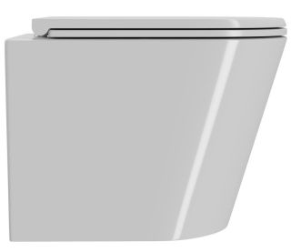 Подвесной унитаз Point Виктория PN41061 безободковый белый