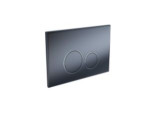 Кнопка смыва Aquatek Pneumo S PNS-0000014 пневматическое управление оружейная сталь матовая