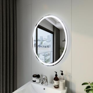 Зеркало с подсветкой Бриклаер Эстель-3 4627125414343 60 см на взмах руки