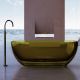 Прозрачная ванна ABBER Kristall AT9703Vesuvian из полиэфирной смолы 170x75см оливковый
