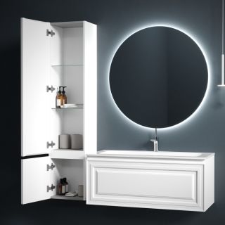 Пенал подвесной Sancos Very PVR35LW левый 35см Bianco