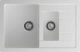 Мойка кухонная GranFest Иней Quadro Q-775 KL иней