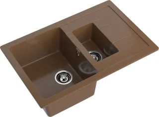 Мойка кухонная GranFest Терракот Quadro  Q-775 KL тер