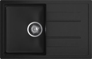 Мойка кухонная GranFest Чёрная Quadro Q-780 L чер