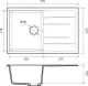 Мойка кухонная GranFest Терракот Quadro Q-780 L тер